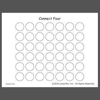 connect four grid size